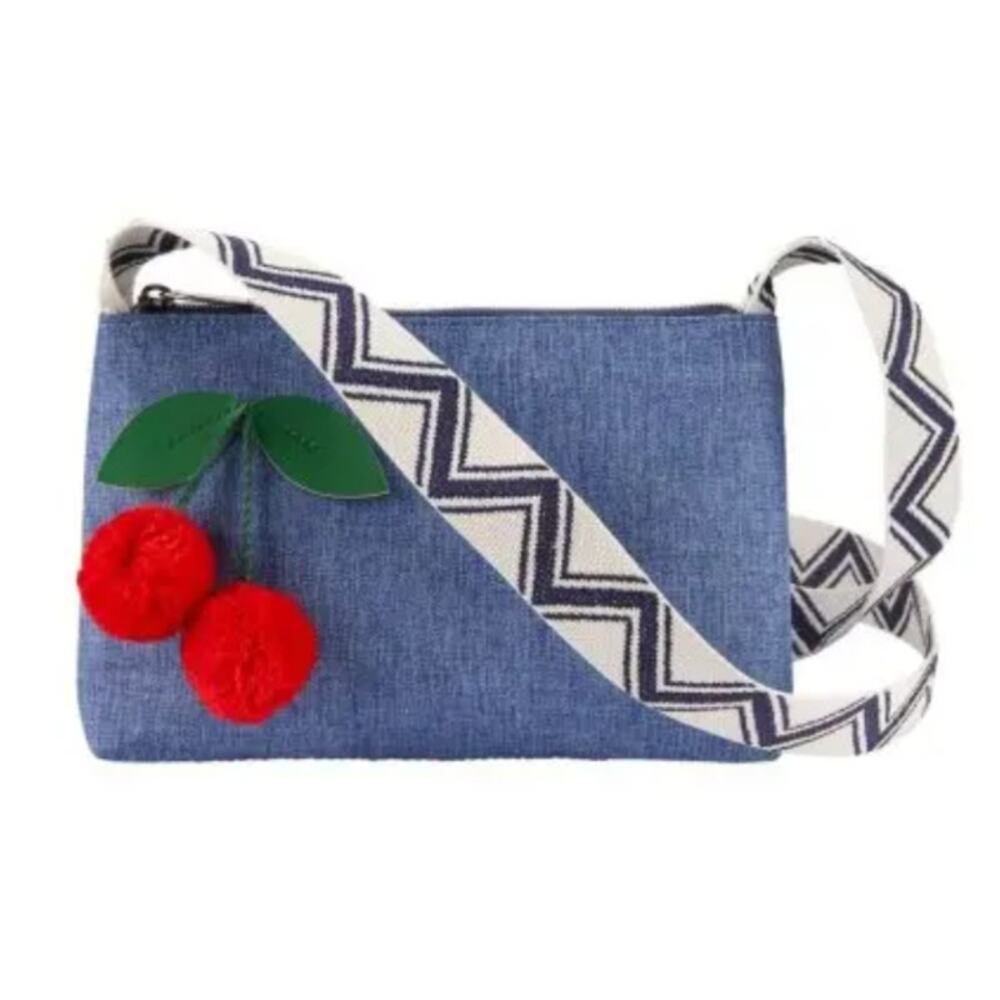 NWOT Osh Kosh Cherries on Denim Purse